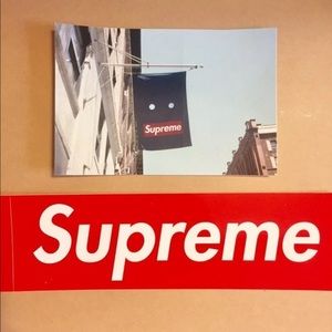 Supreme Banner Stickers Set